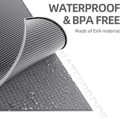 Cat Litter Mat, Cat Litter Trapping Mat, Honeycomb Double Layer Design, Easy To